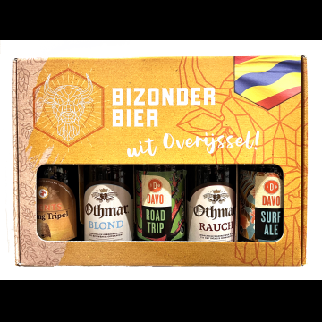 Bizonder Bier uit Overijssel Geschenkverpakking 5 Flessen